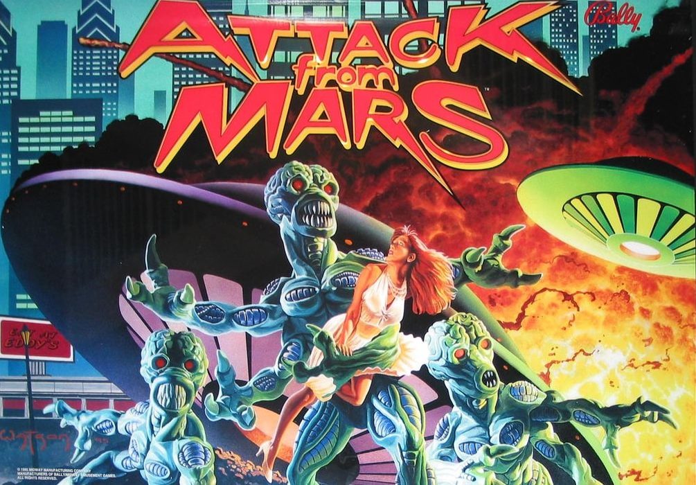 Attack From Mars Pinball Machine