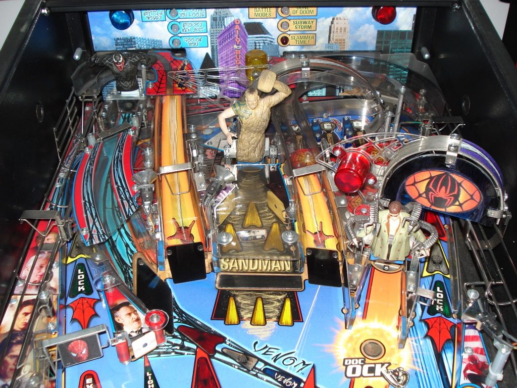 Spiderman Pinball Machine